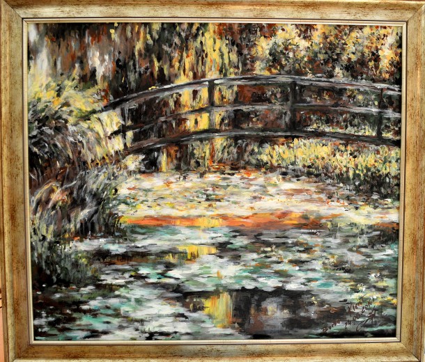 Most japoński w Giverny - Claude Monet