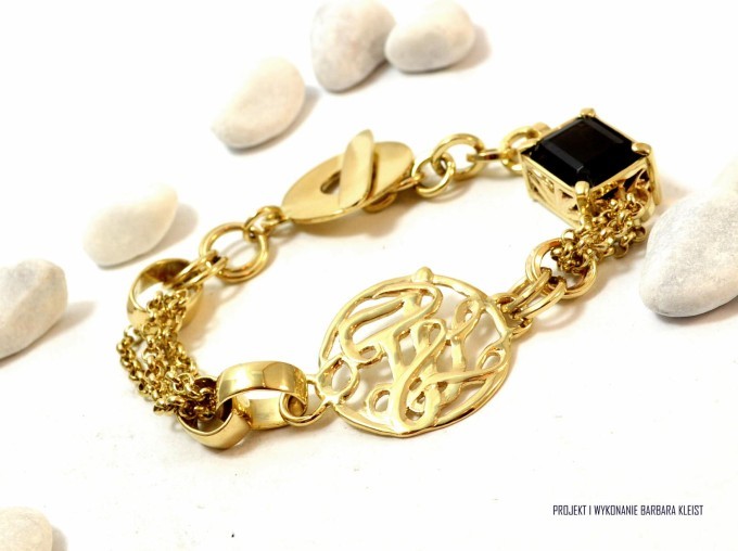 Bransoleta ,, Słoneczny Topaz ,,