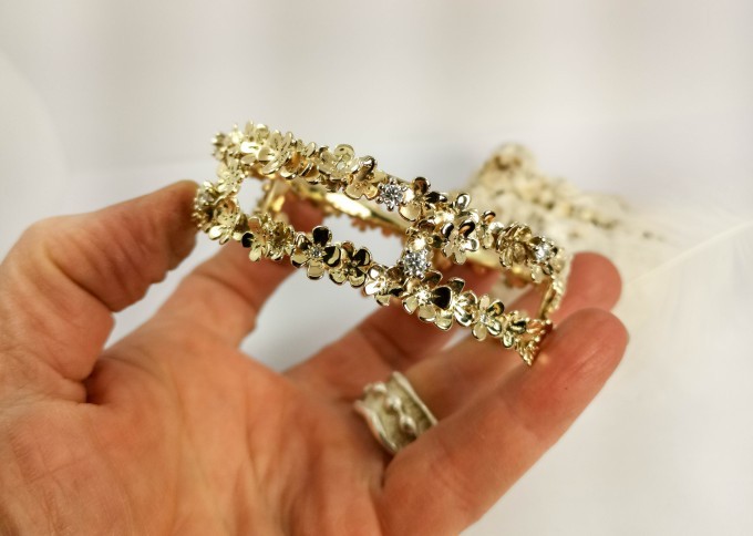 Bransoleta ,,Diamentowy Ogród,,